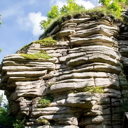 アパート Erzgebirgsblick Thermalbad Wiesenbad